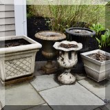 L05. Planters and pots. 